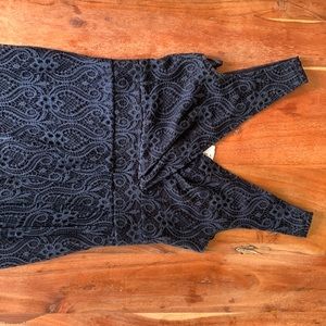 Le Chateau navy lace dress NTW